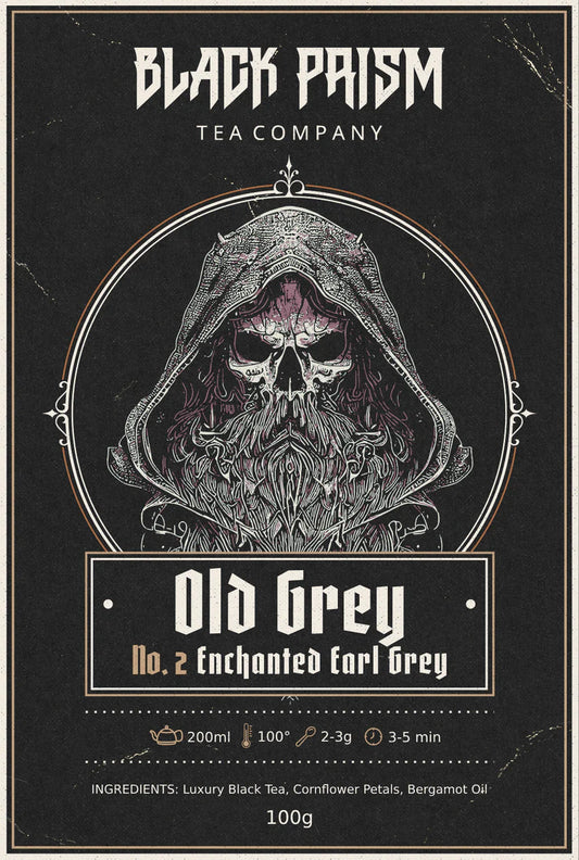 Old Grey packaging label