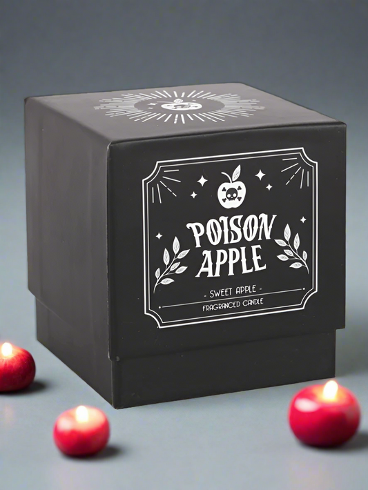 poison apple gothic candle
