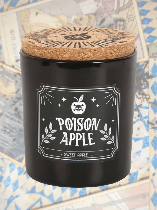 poison apple gothic candle